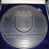 Немски медал /плакет 1963 г, снимка 4 - Други ценни предмети - 36835563