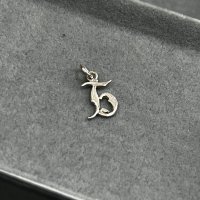 Сребърна висулка буква от азбуката "Б" , снимка 1 - Колиета, медальони, синджири - 43808215