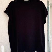 Нова черна тениска/блуза  WEEKDAY паднало рамо, снимка 2 - Тениски - 39028207