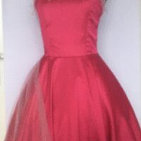 Официална рокля в￼ цикламенорозово, снимка 1 - Рокли - 39555456