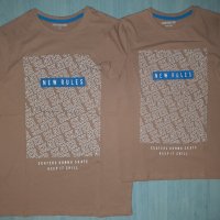 Тениски за мама и дете в бежово 100% памук!, снимка 2 - Детски тениски и потници - 39151317