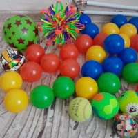 40 цветни малки топки, снимка 3 - Детски топки - 38137334