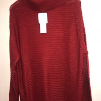 Плетен пуловер, снимка 2 - Блузи с дълъг ръкав и пуловери - 34812754