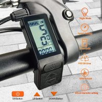 Дисплей за електрически велосипед LCD KT4 24V、36V、48V, снимка 5 - Части за велосипеди - 39783248
