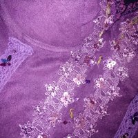 Стилно дамско бюстие в лилаво, снимка 4 - Корсети, бюстиета, топове - 28209451