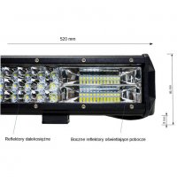 ОТ 50 ДО 70 СМ Халоген LED  BAR, 288W, 52 см, снимка 3 - Аксесоари и консумативи - 38314360