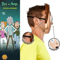 Нов аксесоар маска за възрастни Rubies Official Rick and Morty, снимка 3 - Други - 42961223