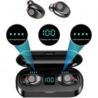 Безжични bluetooth 5.0 слушалки F9+ -5С , черни, #1000052444, снимка 11 - Безжични слушалки - 34810257