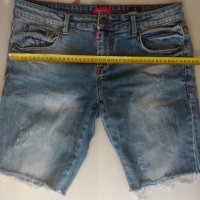 Панталон къс, дънки, снимка 1 - Къси панталони и бермуди - 39229267