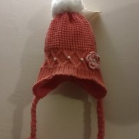 Шапка за момиче Зимна Корал, снимка 3 - Шапки, шалове и ръкавици - 43661889