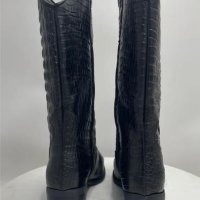 Дамски кожени ботуши от колекцията Western Boot на Zoe, черни, снимка 5 - Дамски ботуши - 43430529