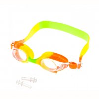 2033 Детски очила за плуване Рибки с UV защита тапи за уши в калъф, снимка 4 - Водни спортове - 32208600