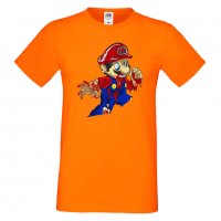 Мъжка тениска Mario Zombie 4 Игра,Изненада,Подарък,Празник,Повод, снимка 18 - Тениски - 37237685