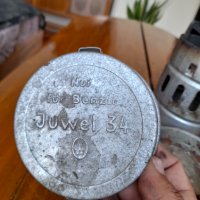 Стар бензинов котлон Juwel 24, снимка 6 - Антикварни и старинни предмети - 37740984