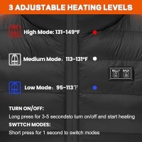 Нова Електрическа Нагреваема Жилетка 8 Зони USB 16000mAh Унисекс, снимка 7 - Други - 43514782