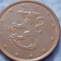 5 цента Финланидия 2001 рядка, снимка 1 - Нумизматика и бонистика - 32248121