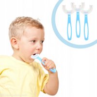 3694 U-образна силиконова четка за зъби за деца, снимка 5 - Други - 37875882