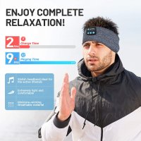 Perytong Bluetooth спортни слушалки в лента за глава, снимка 4 - Bluetooth слушалки - 38812021