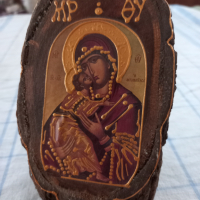 Икона на Св.Богородица с младенеца, снимка 7 - Икони - 36536492