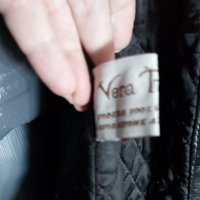 Палто с хастар от естествена кожа "Vera Pelle" / голям размер , снимка 12 - Палта, манта - 43621932