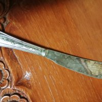Два посребрени ножа за риба , снимка 9 - Антикварни и старинни предмети - 26288803