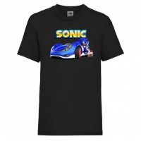 Детска Тениска Соник Sonic The Hedgehog Sonic Car Изненада,Подарък,Игра,Колата на соник, Sonic, снимка 10 - Детски тениски и потници - 37209678