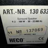 HECO-SURROUND SPEAKER 2X100W/4ohm-MADE IN GERMANY L1109221849, снимка 12 - Тонколони - 37969873