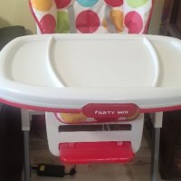 Детски стол за хранене Cangaroo, Party mix, снимка 3 - Столчета за хранене - 39348169