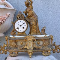Каминен часовник от края на 19-ти век!, снимка 1 - Антикварни и старинни предмети - 33409647