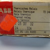 термично реле ABB T25 DU 32A thermal relay, снимка 8 - Резервни части за машини - 37513543