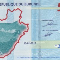 5000 франка 2015, Бурунди, снимка 2 - Нумизматика и бонистика - 38206806