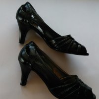 Дамски елегантни черни обувки на ток , снимка 15 - Дамски елегантни обувки - 36890598