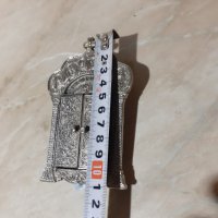 Малък метален триптих икона религия, снимка 7 - Антикварни и старинни предмети - 43382873