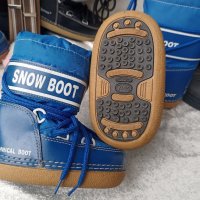 УНИСЕКС KATO НОВИ  SNOW BOOT® сини водоустойчиви ТОПЛИ детски  АПРЕСКИ Снегоходки 23 - 24 - 25, GRAN, снимка 4 - Детски боти и ботуши - 43466381