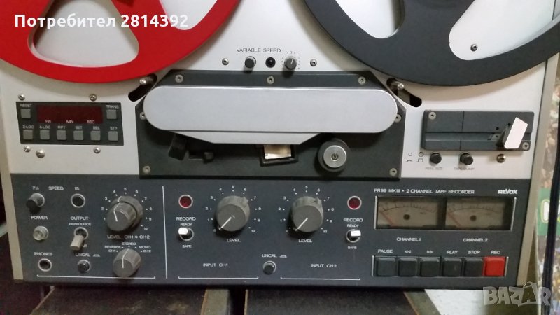 Професионален Студиен ролков дек магнетофон REVOX PR99 Mark III (Die Kleine STUDER - Малкият Щудер), снимка 1