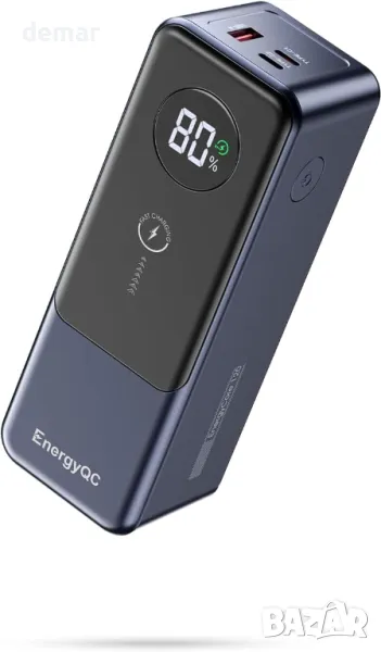 Външна батерия EnergyQC 120W 27000mAh Power Bank USB C 3-Port 99.9Wh PD, снимка 1