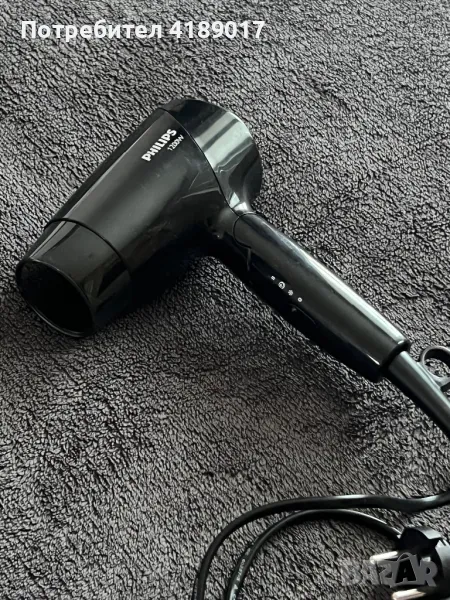 Мини сешоар за път - PHILIPS BHC010/10, снимка 1