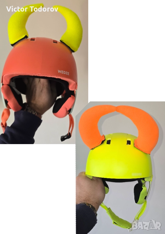 Детска каска за ски сноуборд Wedze 500 S размер за 1-15 евро за 2-20 евро Броя, снимка 1