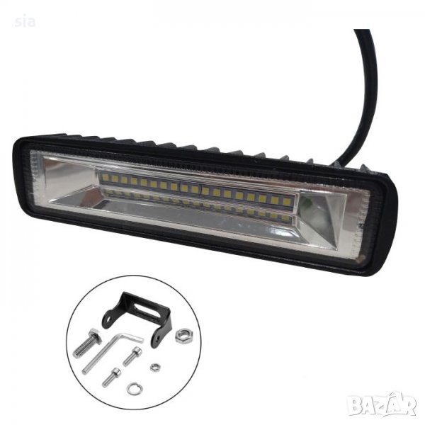 Халоген лед, за джипове, камиони, 54W, 3000Lm, 15см, 18 диода, снимка 1