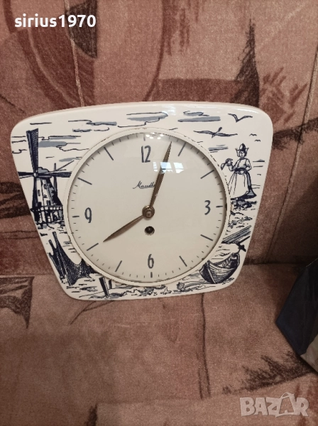 холандски стенен часовник механичен, снимка 1