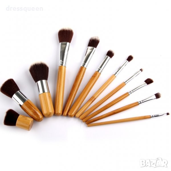 1574 Комплект от 11 четки за грим, снимка 1