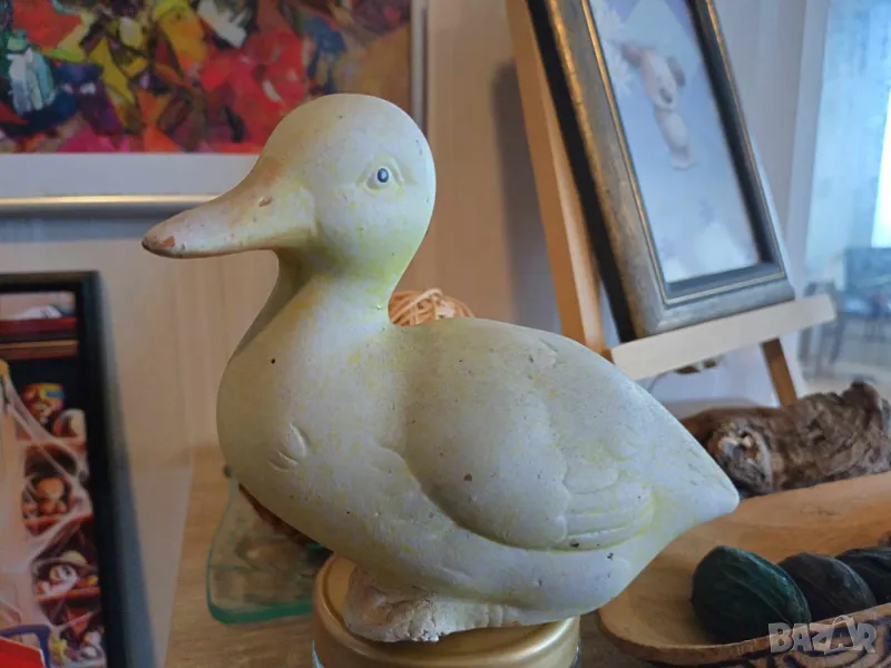 керамична статуетка на пате от Португалия, снимка 1