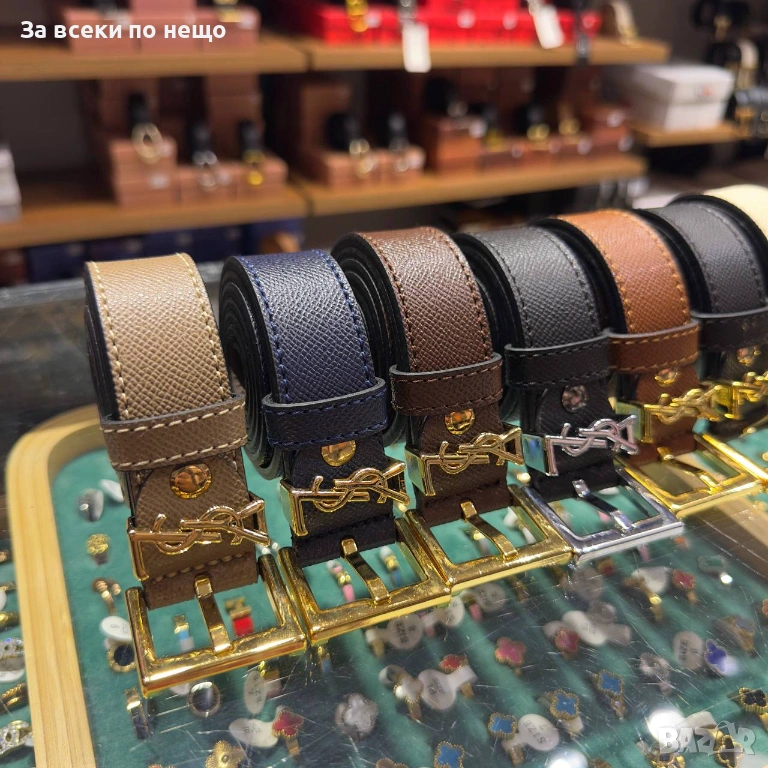 Yves Saint Laurent Унисекс Колан Естествена Кожа С Кутия🔝Дамски Колан🔝Мъжки Колан Код SK453, снимка 1