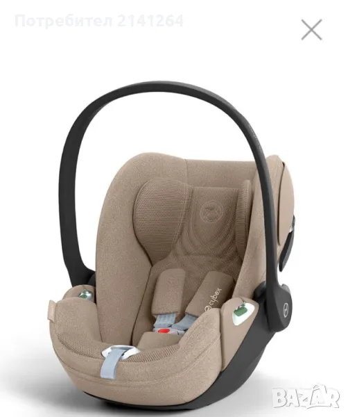 Столче за кола Cybex Cloud T i-Size plus Cozy Beige, снимка 1