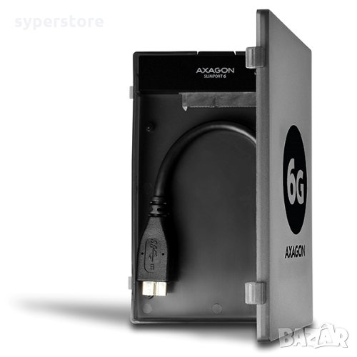 Преходник Адаптер от USB към SATA Axagon ADSA-1S6 USB 3.0 - SATA 6G UASP HDD External, снимка 1