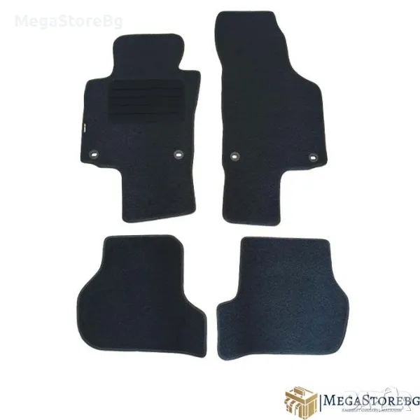 Мокетни стелки за SKODA OCTAVIA 2 II 04-07 4 части, снимка 1