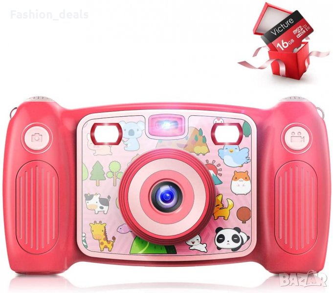 Нова детска Цифрова акумулаторна селфи екшън камера 1080P HD, снимка 1