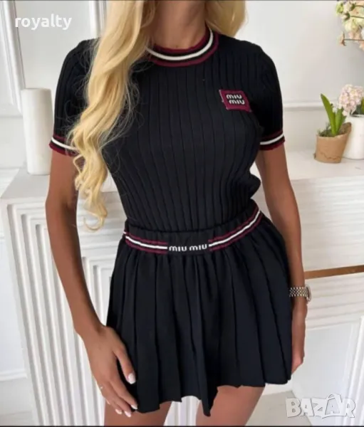 Miu Miu дамска черна рокля , снимка 1