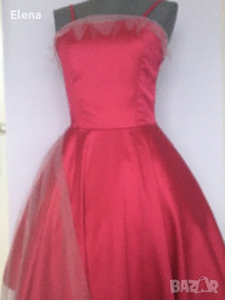 Официална рокля в￼ цикламенорозово, снимка 1