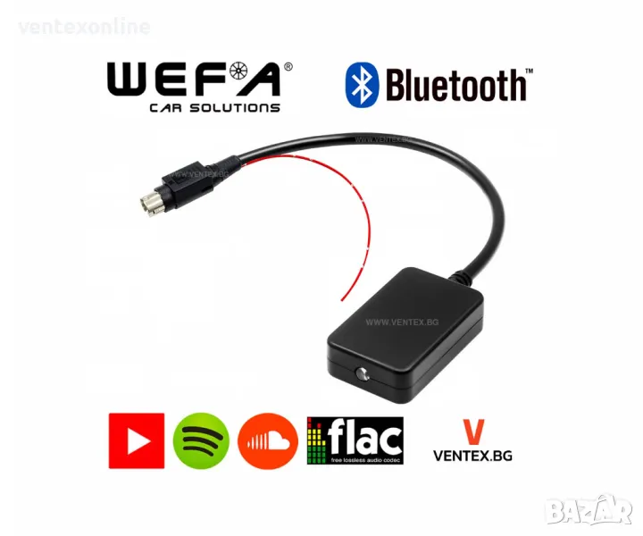 Bluetooth адаптер за Volvo от 1995 до 2006 година блутут волво - WEFA, снимка 1